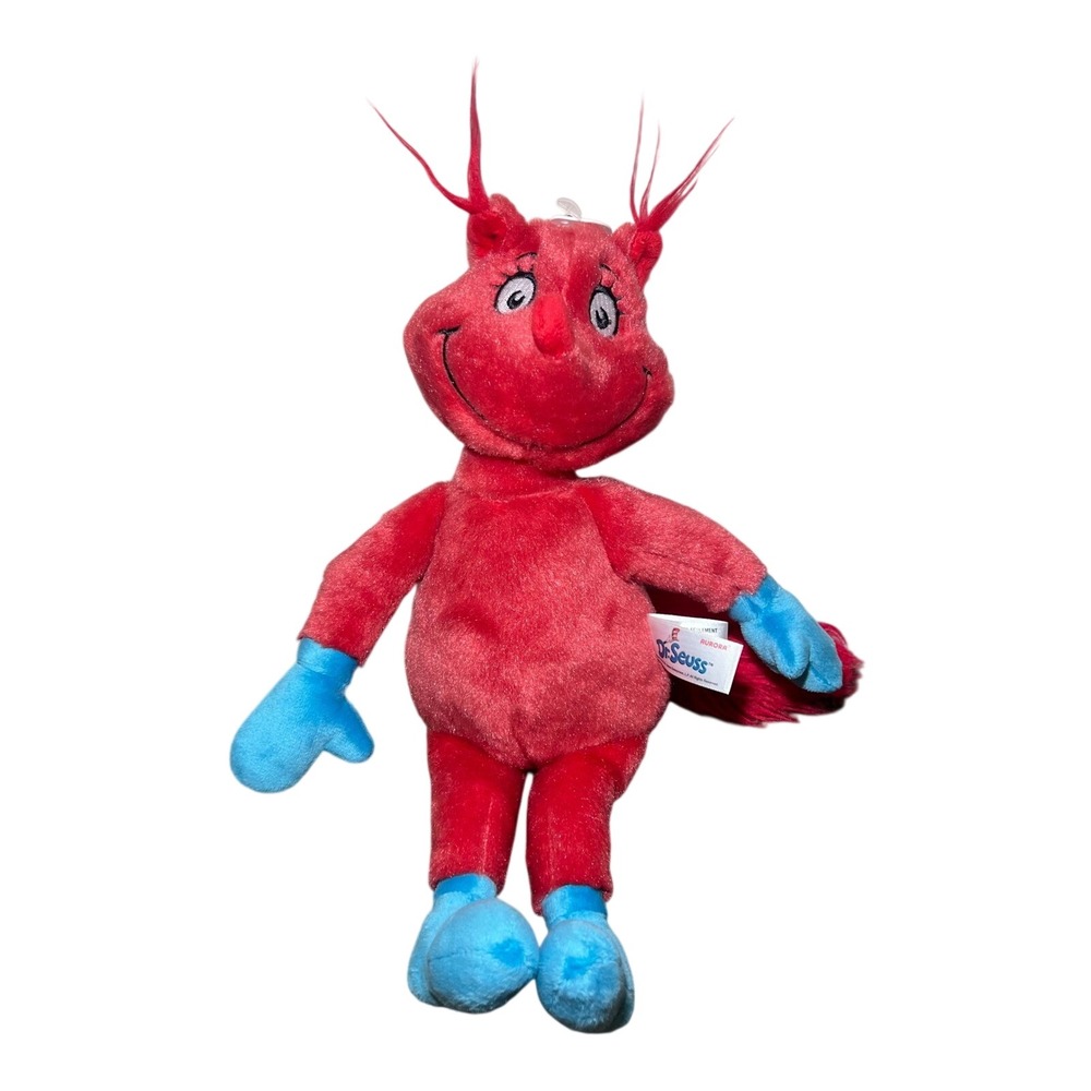 Aurora Dr.‎ Seuss Fox In Socks 12" Red Plush Stuffed Animal Toy 2019